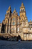 Cattedrale di Santiago di Compostela, Galizia Spagna - Facciata dell'Obradorio.